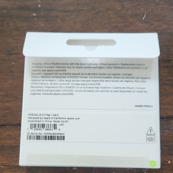 Apple AirTag - White - Picture 2 of 2